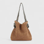 Women’s Boho Shoulder Bag - Handwoven Statement Design - Lyra