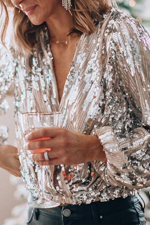 Women’s Party Blouse – Dressy Elegant Blouse – Valeria