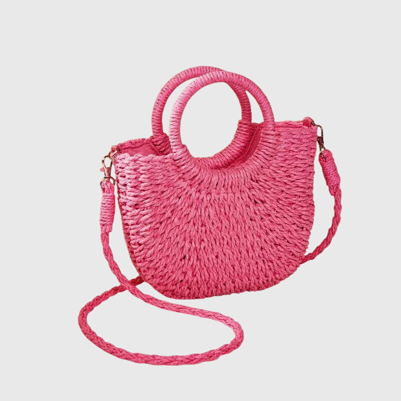 Women’s Half Moon Crossbody Bag - Large Capacity Summer Bag