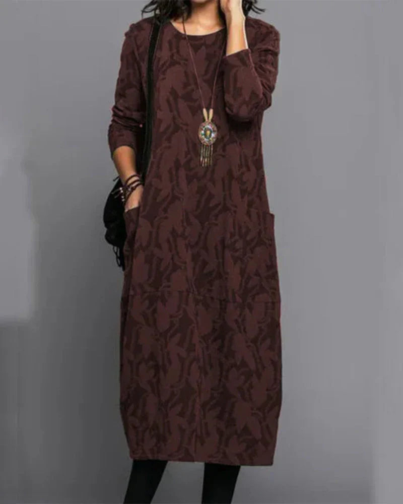 Isabella | Floral Long Sleeve Maxi Dress
