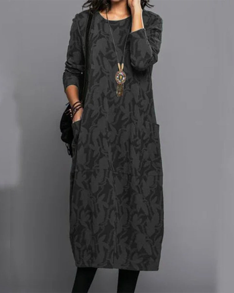 Isabella | Floral Long Sleeve Maxi Dress