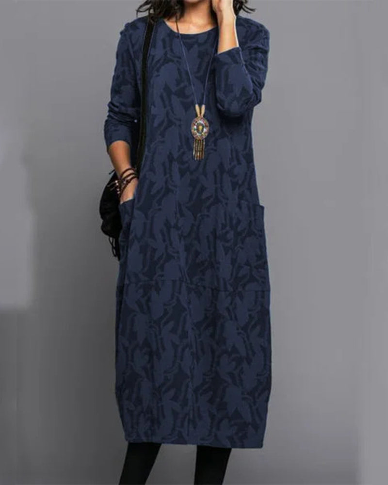 Isabella | Floral Long Sleeve Maxi Dress
