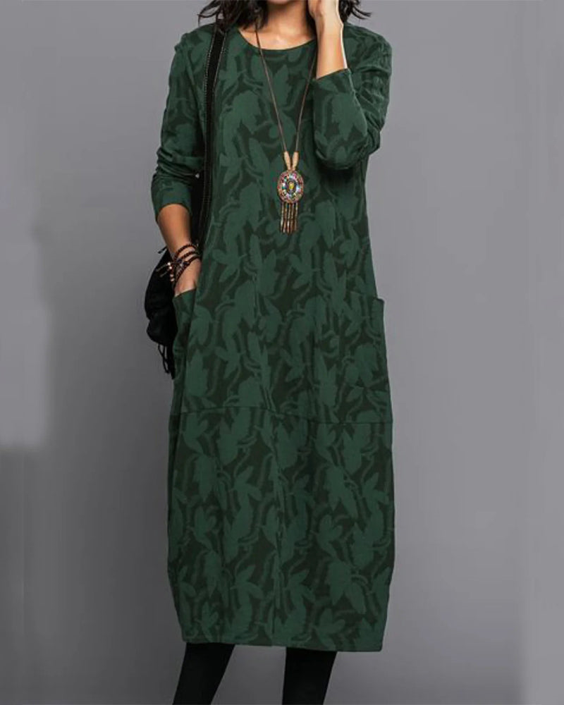 Isabella | Floral Long Sleeve Maxi Dress
