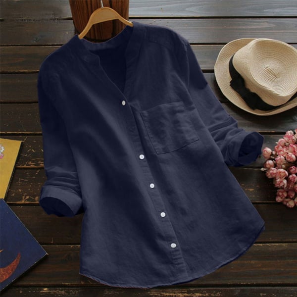 Women’s Shirt – Loose Relaxed Fit Casual Shirt – Vera