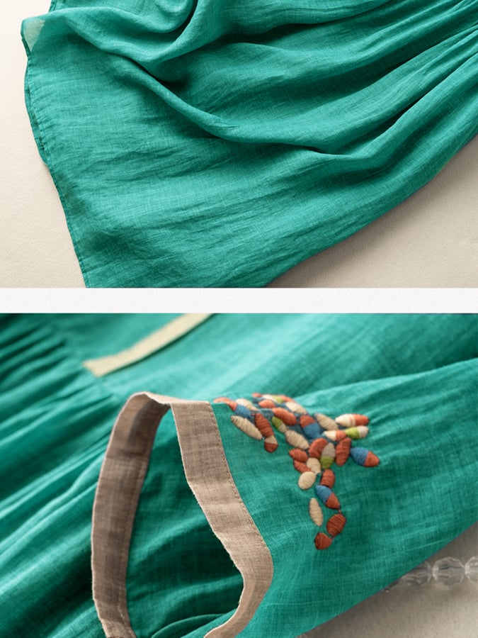 Zara | Embroidered Summer Dress