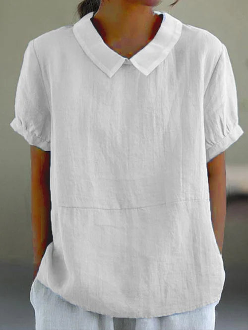 Women’s Vintage Collar Blouse – Classic Chic Casual Blouse – Eleanor