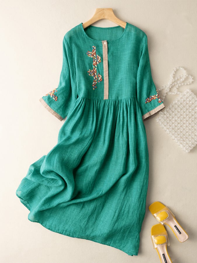 Zara | Embroidered Summer Dress