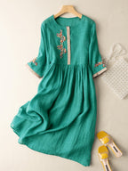 Zara | Embroidered Summer Dress