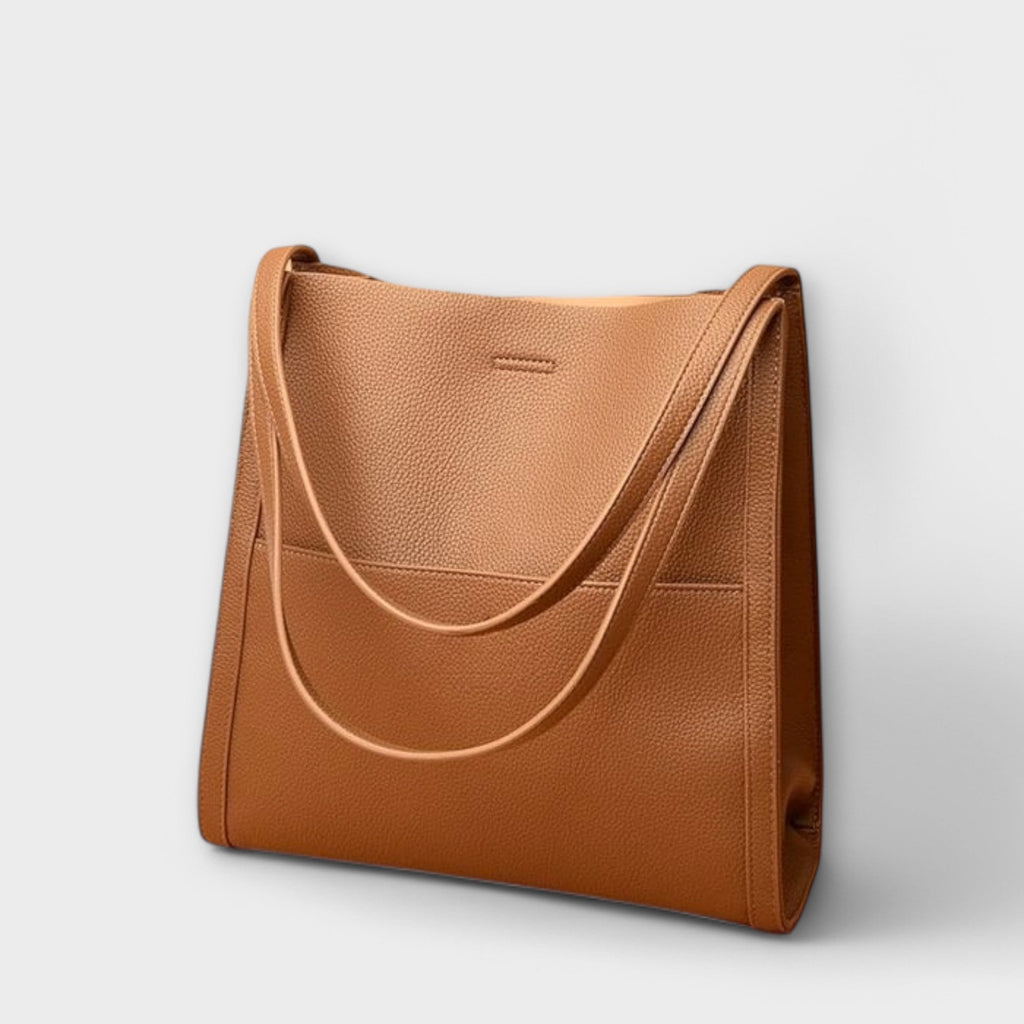 Women’s Handmade Leather Tote Bag - Spacious Everyday Work Bag - Olivia