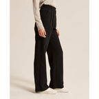 Women’s Pleated Wide Leg Pants - Relaxed Fit Tailored Trousers