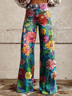 Women’s Casual Baggy Jeans - Relaxed Fit Long Denim - Ritan