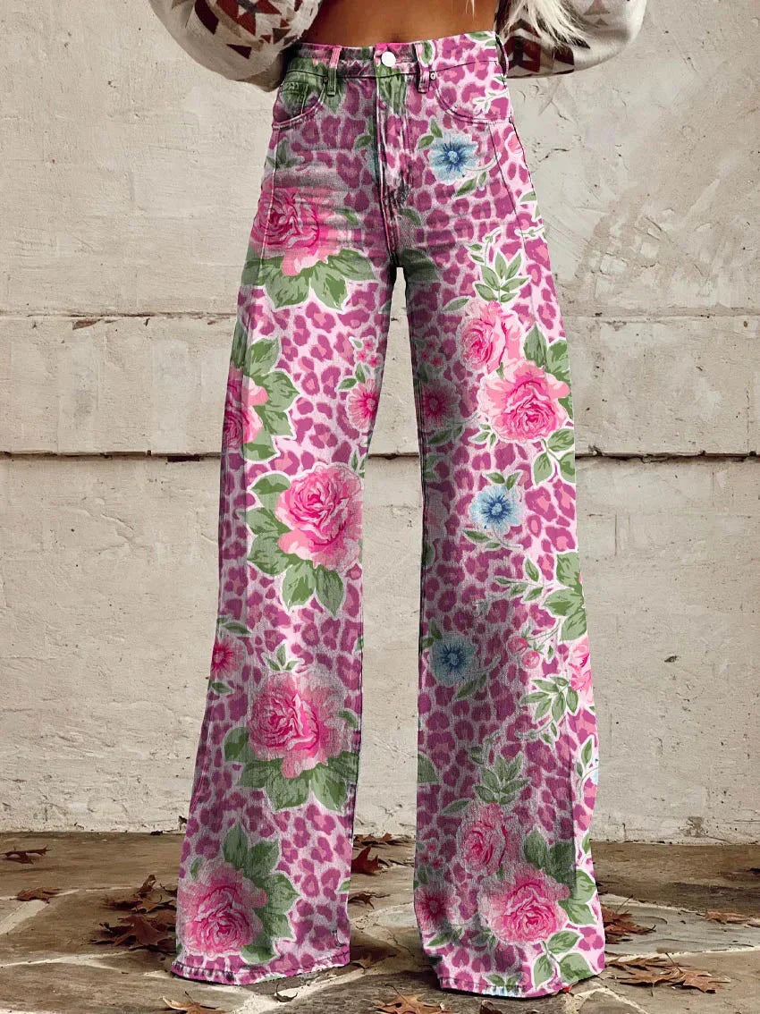 Women’s Casual Baggy Jeans - Relaxed Fit Long Denim - Ritan
