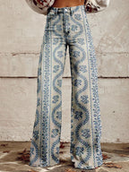 Women’s Casual Baggy Jeans - Relaxed Fit Long Denim - Ritan