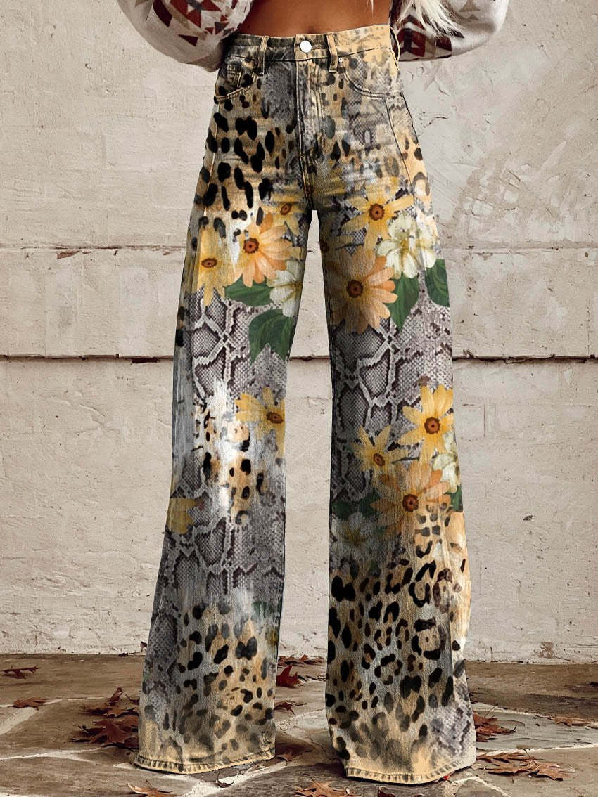 Women’s Casual Baggy Jeans - Relaxed Fit Long Denim - Ritan
