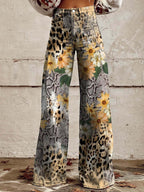Women’s Casual Baggy Jeans - Relaxed Fit Long Denim - Ritan