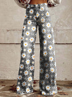 Women’s Casual Baggy Jeans - Relaxed Fit Long Denim - Ritan