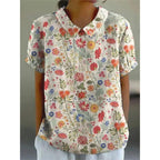 Women’s Floral Blouse – Casual Summer Floral Blouse – Emily