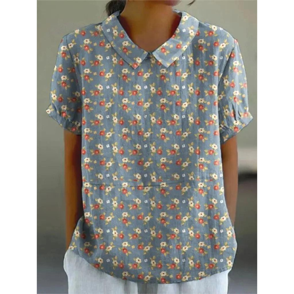 Women’s Floral Blouse – Casual Summer Floral Blouse – Emily