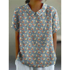 Women’s Floral Blouse – Casual Summer Floral Blouse – Emily