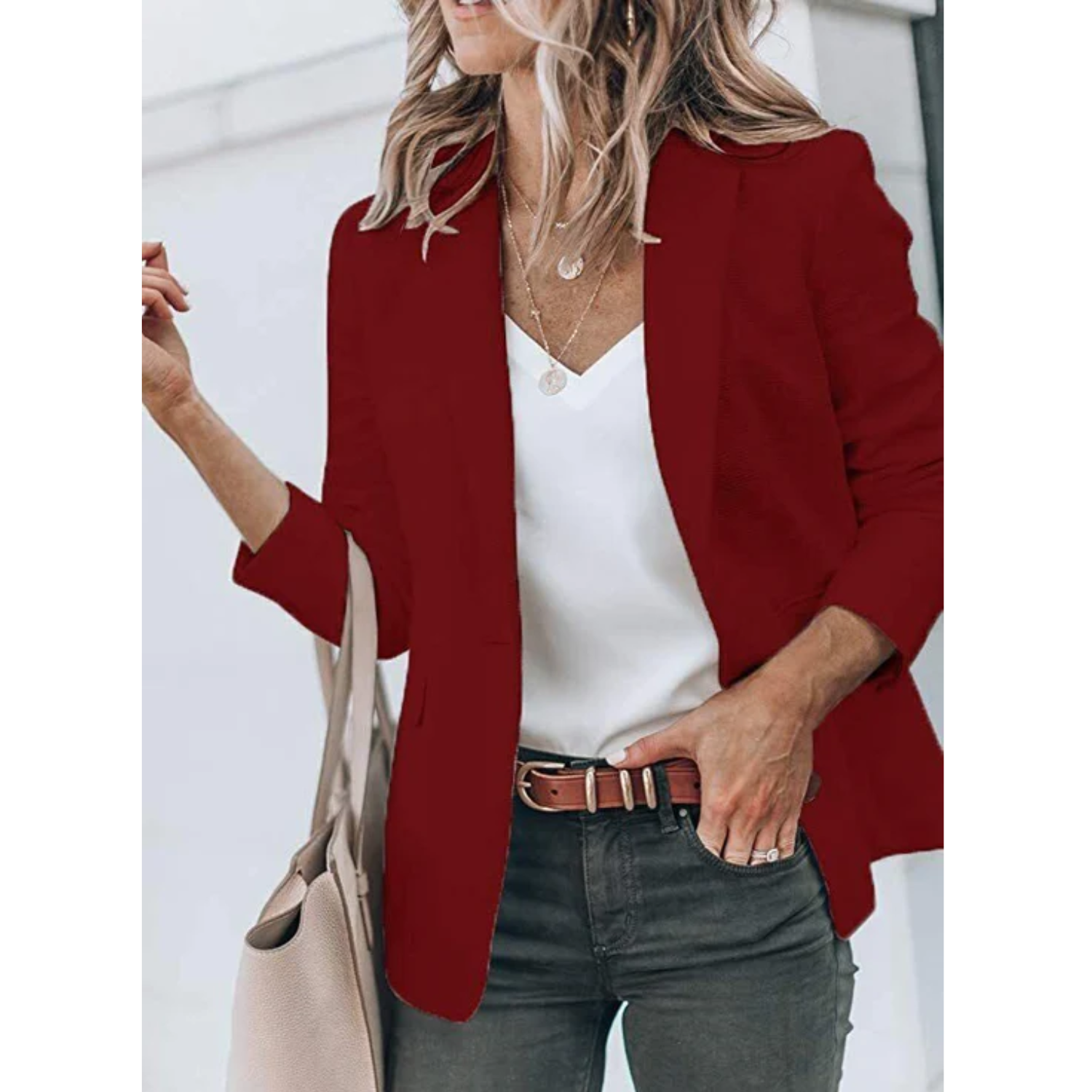 Women’s Open Blazer – Casual Office Tailored Fit - Jacqueline