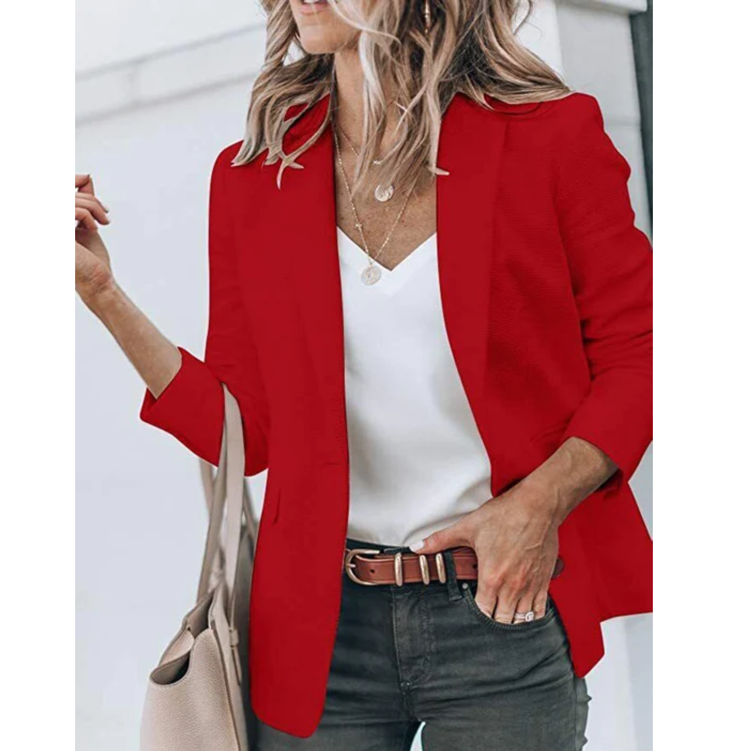 Women’s Open Blazer – Casual Office Tailored Fit - Jacqueline