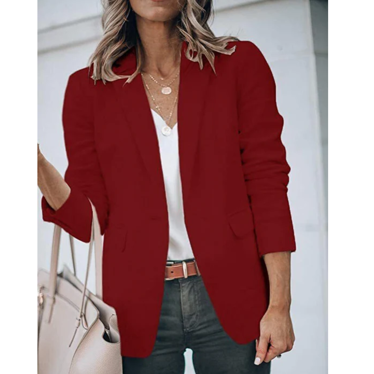 Women’s Open Blazer – Casual Office Tailored Fit - Jacqueline