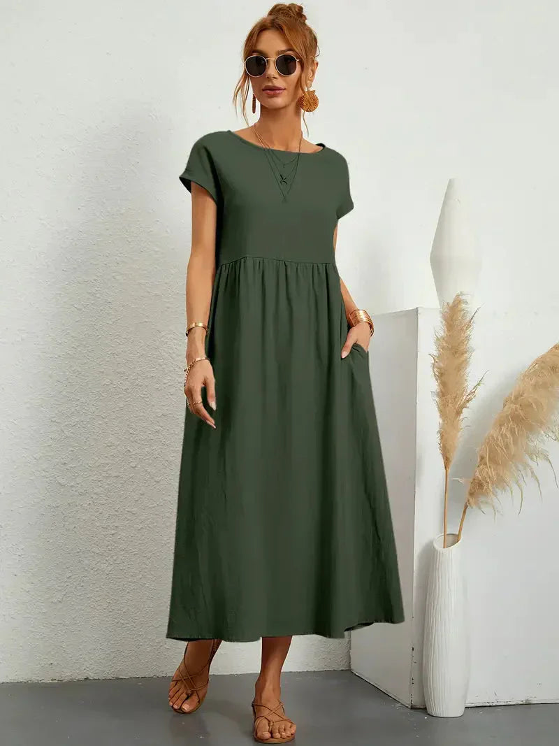 Women’s Maxi Dress - Lightweight Summer Flowing Dress - Melody