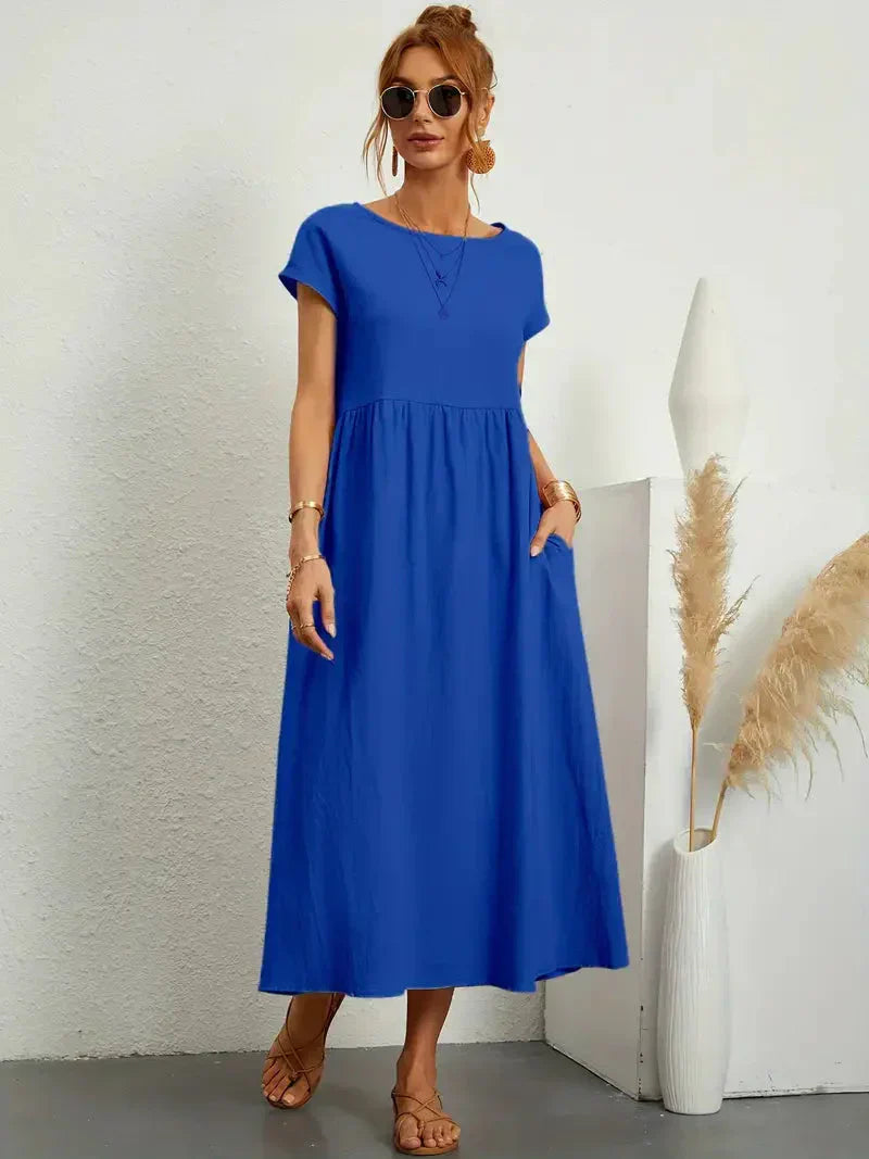 Women’s Maxi Dress - Lightweight Summer Flowing Dress - Melody