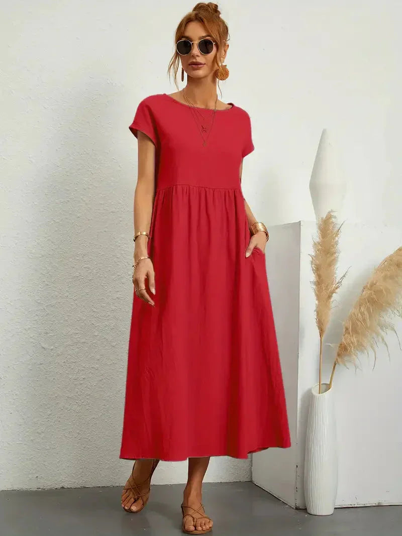 Women’s Maxi Dress - Lightweight Summer Flowing Dress - Melody