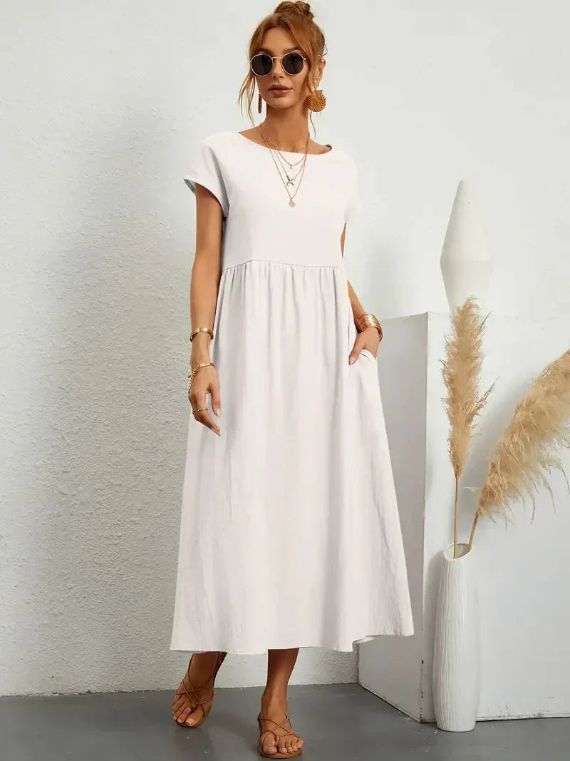 Women’s Maxi Dress - Lightweight Summer Flowing Dress - Melody