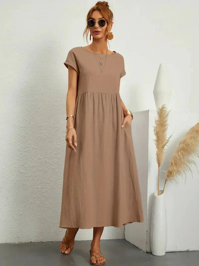 Women’s Maxi Dress - Lightweight Summer Flowing Dress - Melody