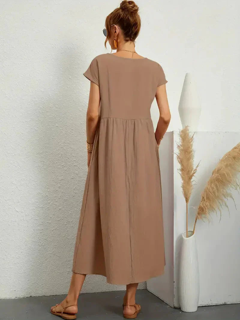 Women’s Maxi Dress - Lightweight Summer Flowing Dress - Melody