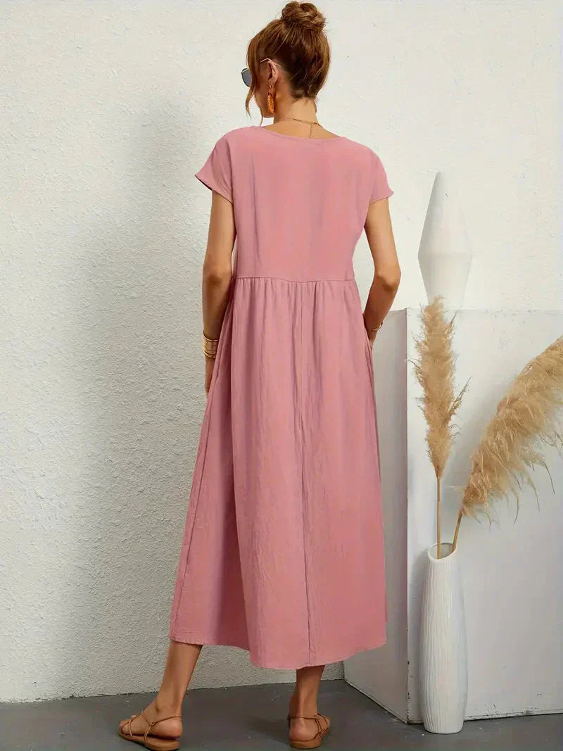 Women’s Maxi Dress - Lightweight Summer Flowing Dress - Melody