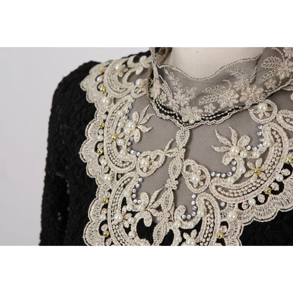 Women’s Embroidered Blouse – Boho Casual Summer Blouse – Aria