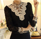 Women’s Embroidered Blouse – Boho Casual Summer Blouse – Aria