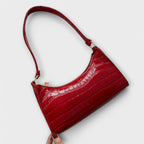 Women’s Shiny Leather Tote Bag - Spacious Elegant Work Bag - Olivia