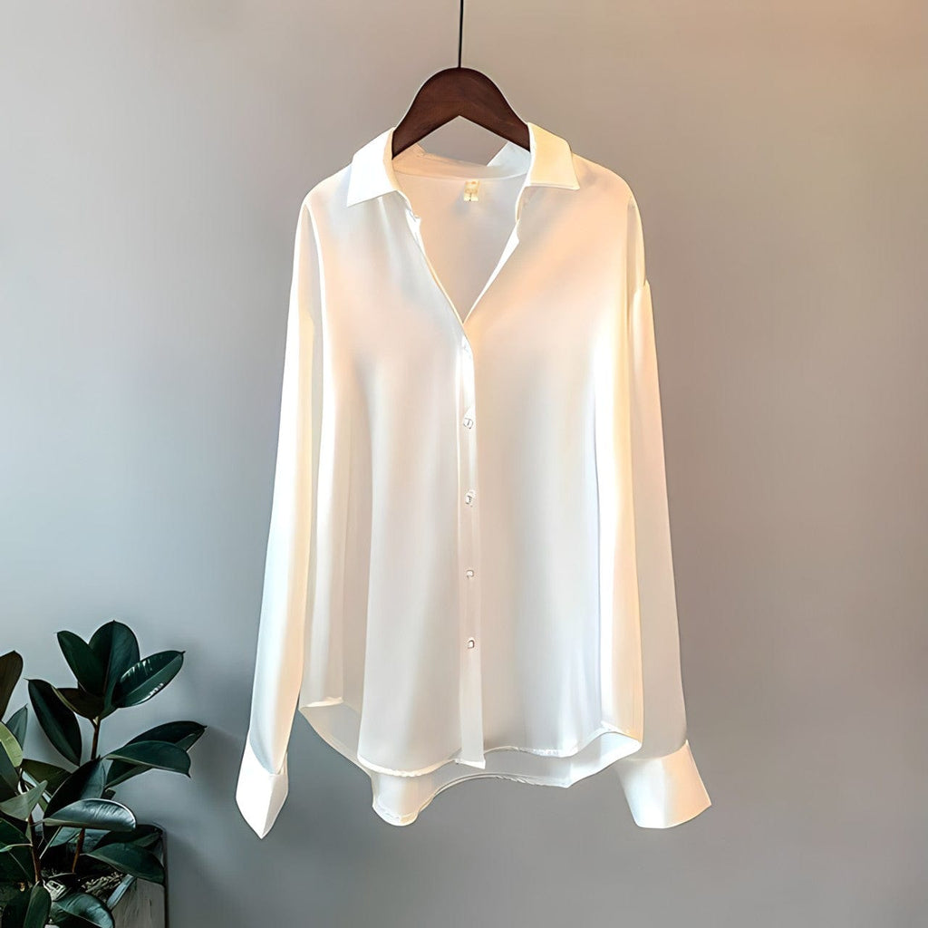 Women’s Shirt – Elegant Timeless Work Blouse – Natalie