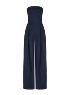 Women’s Strapless Jumpsuit – Loose Summer Casual Jumpsuit – Kayla