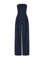 Women’s Strapless Jumpsuit – Loose Summer Casual Jumpsuit – Kayla