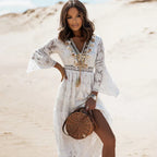 Persephone | Long Sleeve Boho Maxi Dress