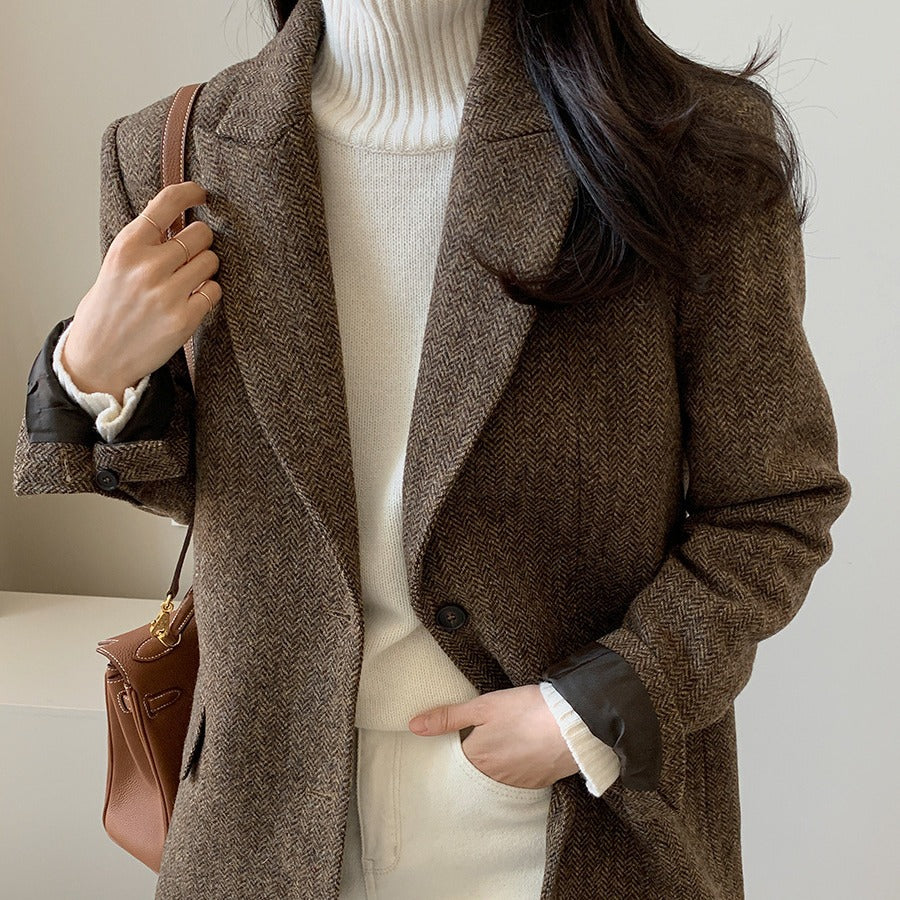 Women’s Blazer Jacket - Elegant Casual Tailored Jacket - Kennedi