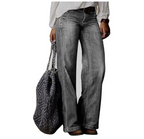 Women’s Vintage Baggy Jeans - High Waist Wide Leg Denim - Ysabelle