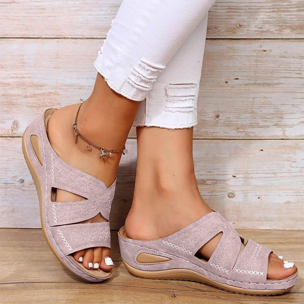 Women’s Stylish Orthopedic Sandals - Cushioned Support Fit - Aria