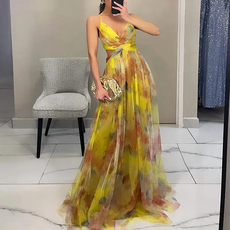 Bella | Floral Boho Maxi Dress