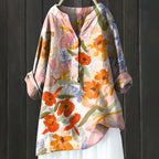 Women’s Floral Print Blouse – Casual Summer Blouse – Emma