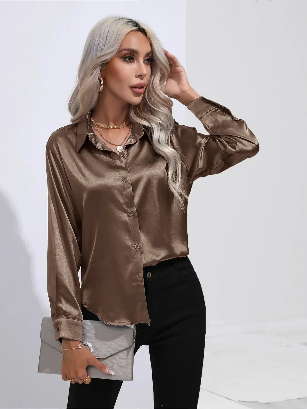 Women’s Elegant Blouse – Dressy Occasion Blouse – Isotta