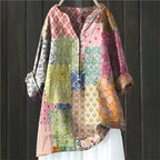 Women’s Floral Print Blouse – Casual Summer Blouse – Emma