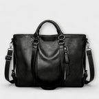 Women’s Large Leather Tote Bag - Spacious Everyday Work Bag - Olivia