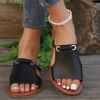 Women’s Braided Loop Sandals - Artisanal Comfort Style - Nova