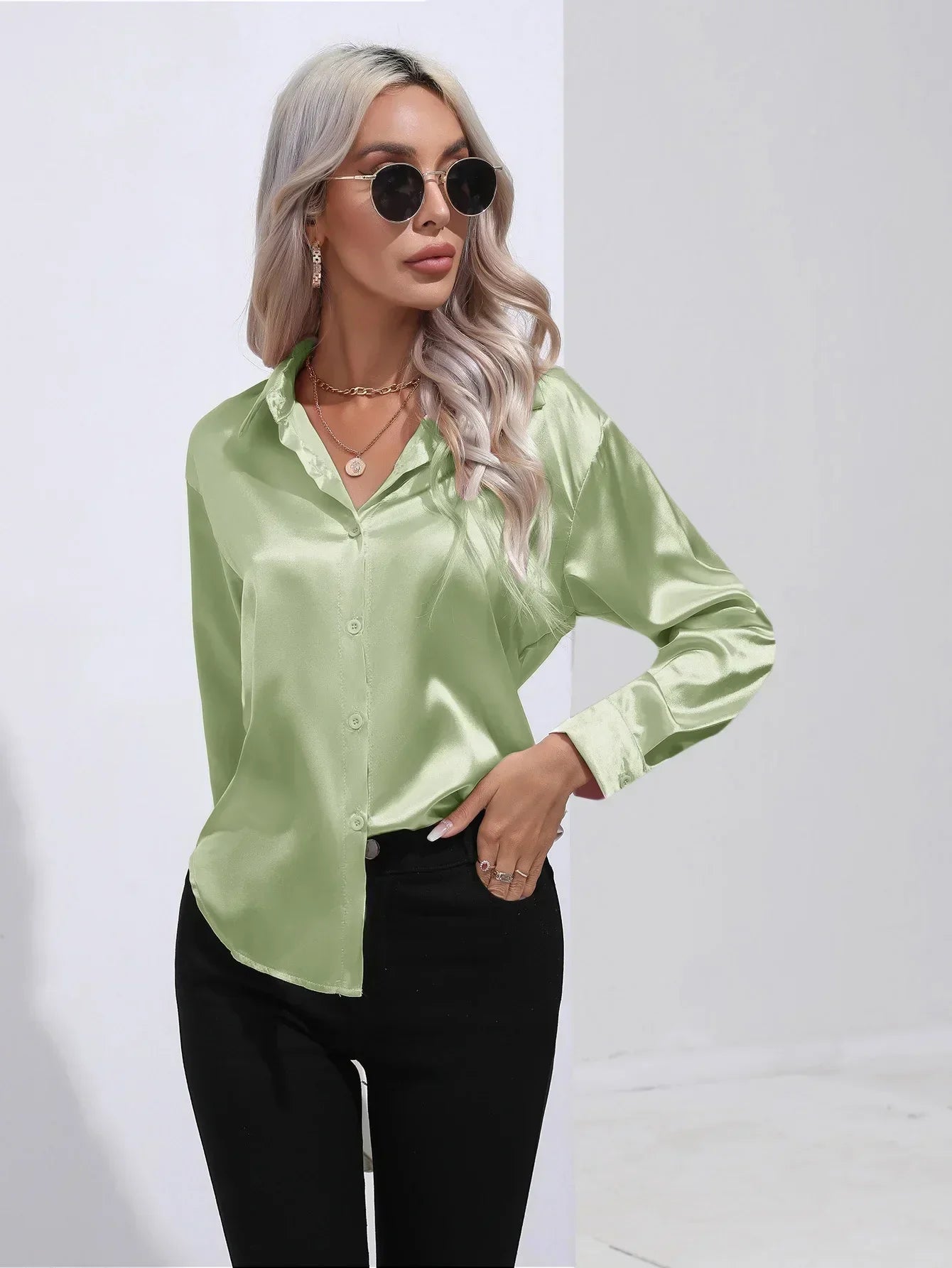 Women’s Elegant Blouse – Dressy Occasion Blouse – Isotta